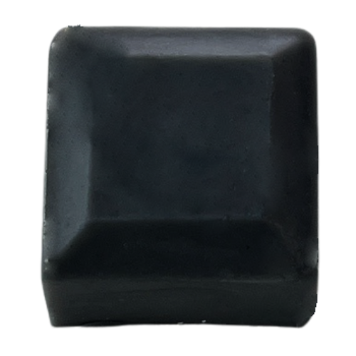 Black soap coloured with activated charcoal