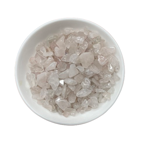 Rose Quartz Crystal Chips - SMALL