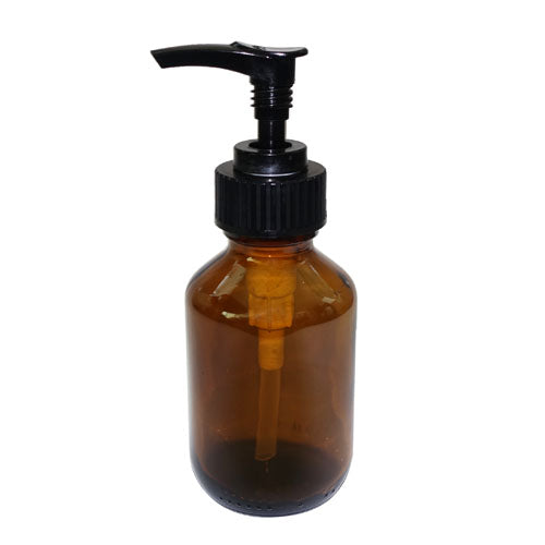 100ml SQUAT Amber Glass Bottle with Pump