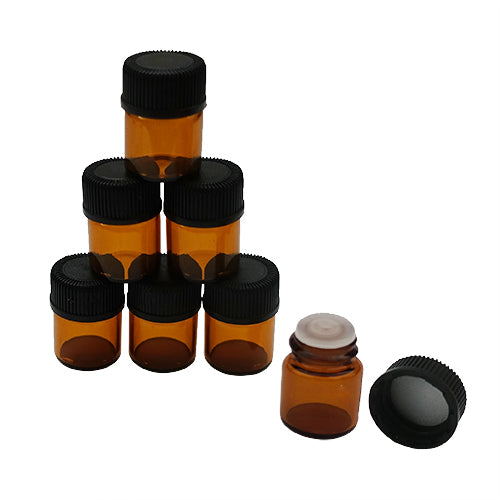 1ml Sample Amber Glass Bottle