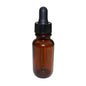 25ml Amber Glass Bottle with Black dropper