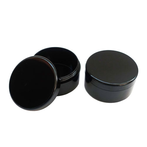 30gm Sample Pot Black with Solid Black Lid 