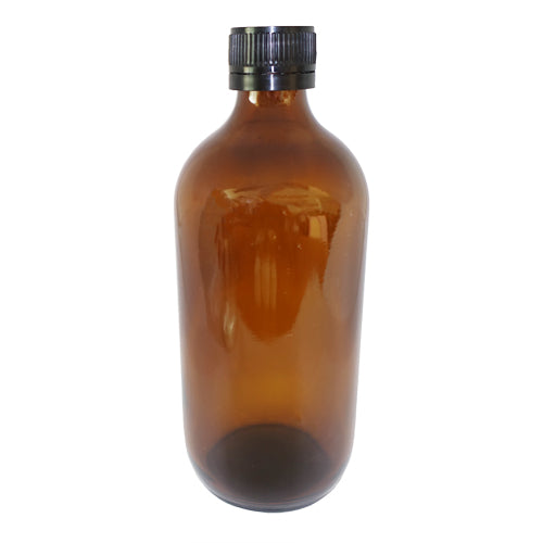 500ml Amber Glass Bottle with lid