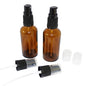 50ml Amber Glass Bottle with Pump or Spray