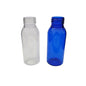 50ml Rigid Plastic Bottle 24mm neck in clear and blue