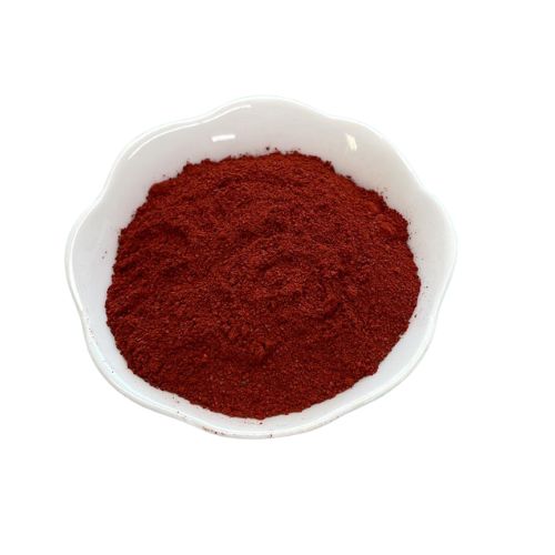 Rich red powder of annatto seeds