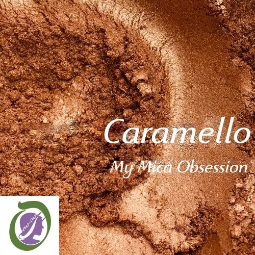 Caramel brown sample of Caramello Mica MMO