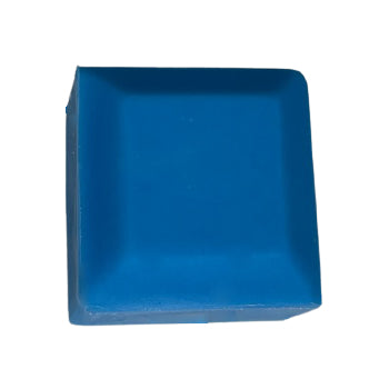 Soap cube coloured with Catalina Blue Mica MMO