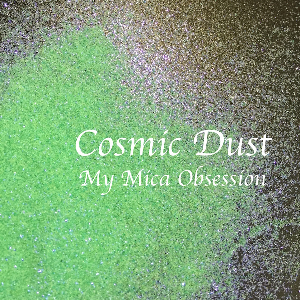 Lime green Cosmic Dust Glitter MMO