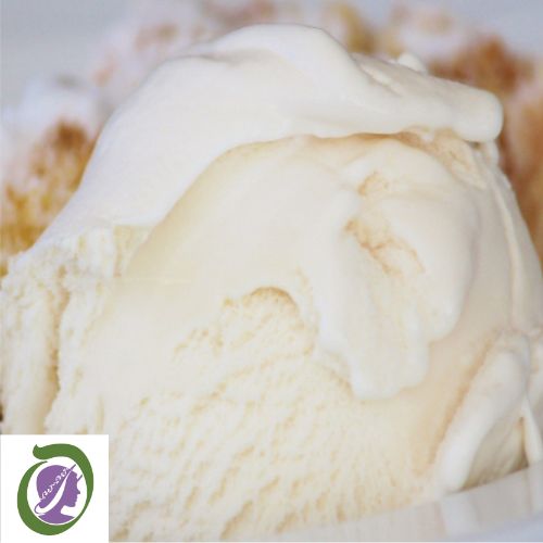 Creamy vanilla ice cream to represent creamy vanilla natural flavour oil