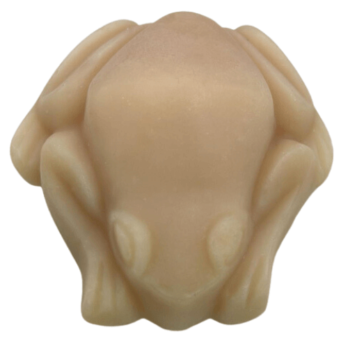 Light tan soap to show the colour Crisp Cotton Fragrance Oil turns soap