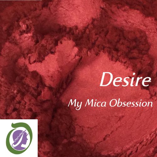 Rich red sample of Desire Mica MMO