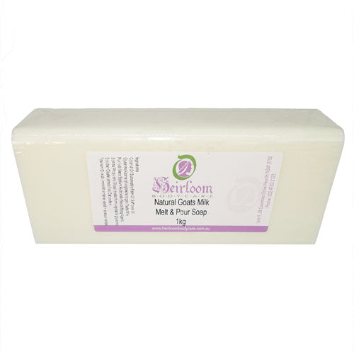 Goats Milk Natural Soap Base  SFIC 1kg