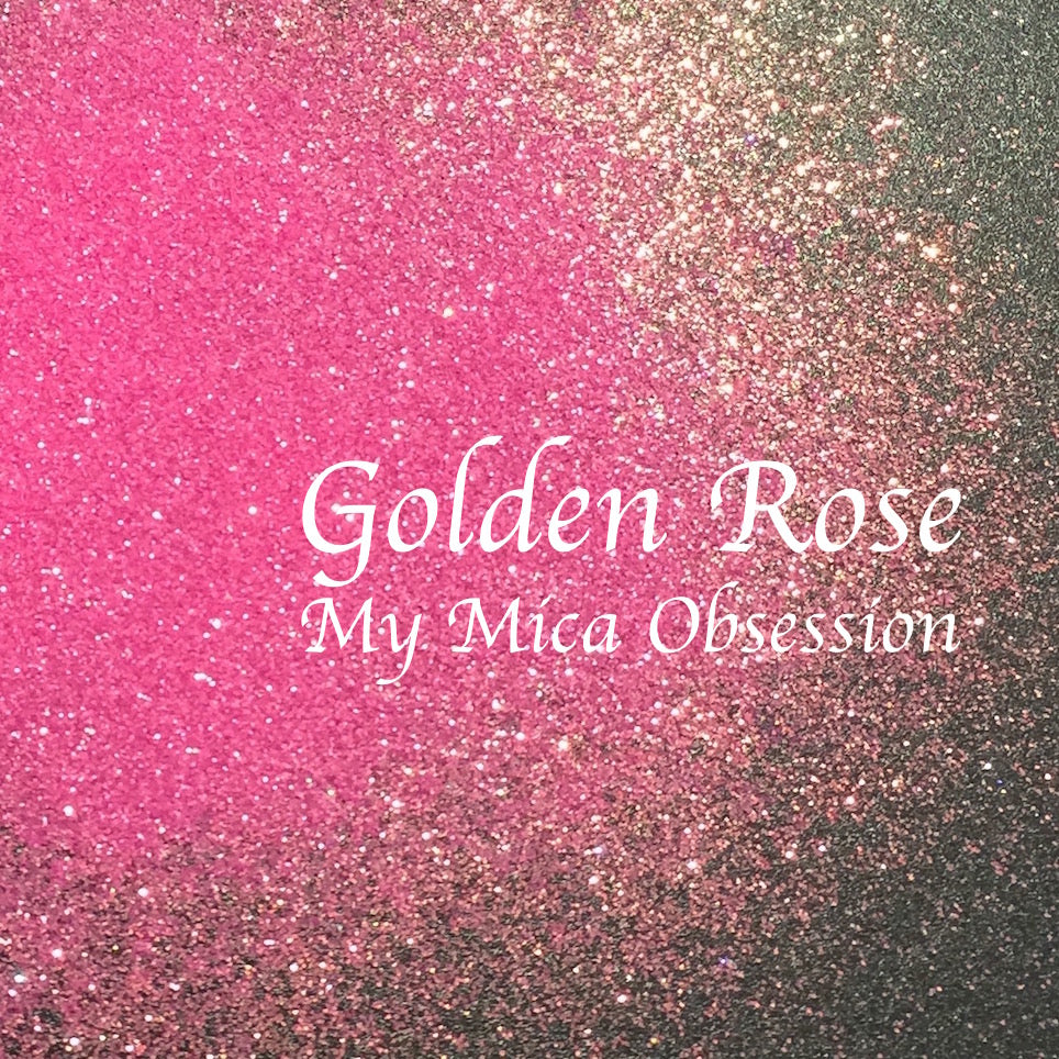 Golden Rose - Iridescent Glitter MMO