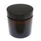 JAR Amber Glass 100gm (Black Lid)