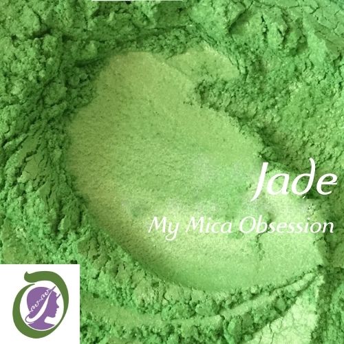 Light green sample of Jade Mica