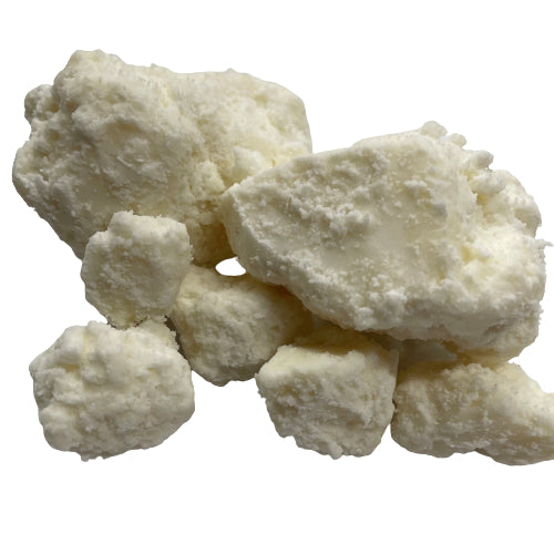 Kokum butter pieces in a pile