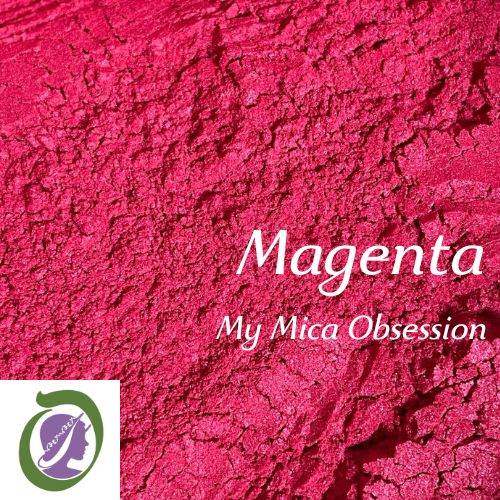 Deep pink sample of Magenta Mica MMO