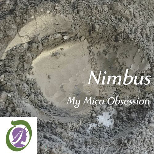 Semi matte grey sample of Nimbus mica MMO