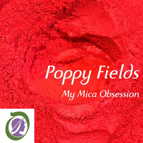 Red orange sample of Poppy Fields Mica MMO