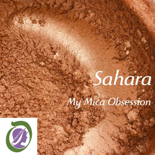 Sahara mica mmo is a caramel brown colourant