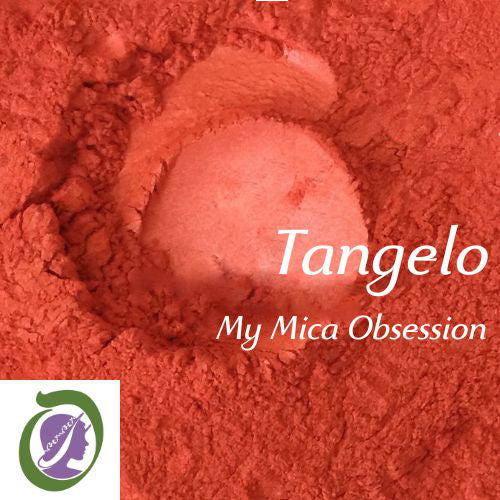 Dark orange sample of Tangelo Mica MMO