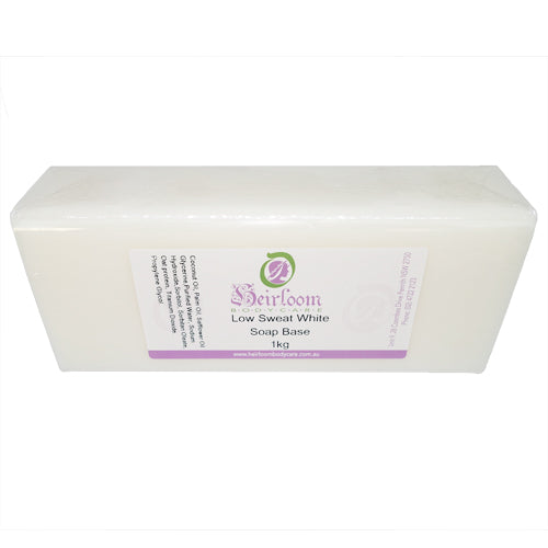 White Low Sweat  Natural Soap Base SFIC  1kg