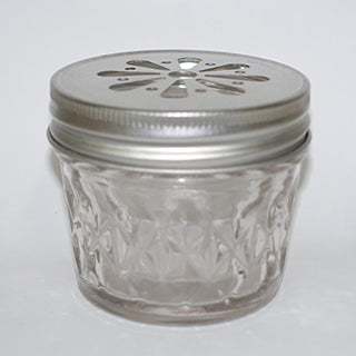 Glass Embossed Aroma Jar