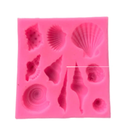 Beach Shells Silicon Embed Mould (small)