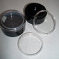 30gm Black Pots, Clear Lid with Sifter