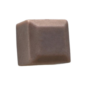 Cube of brown soap showing the warm rich tone of brown mica