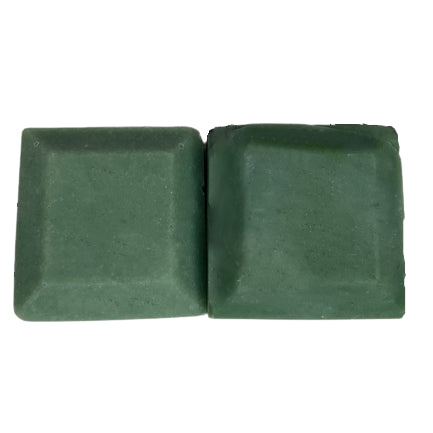 Soap coloured with Chromium Green Iron Oxide