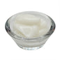 White Cream Base Paraben Free in a clear dish