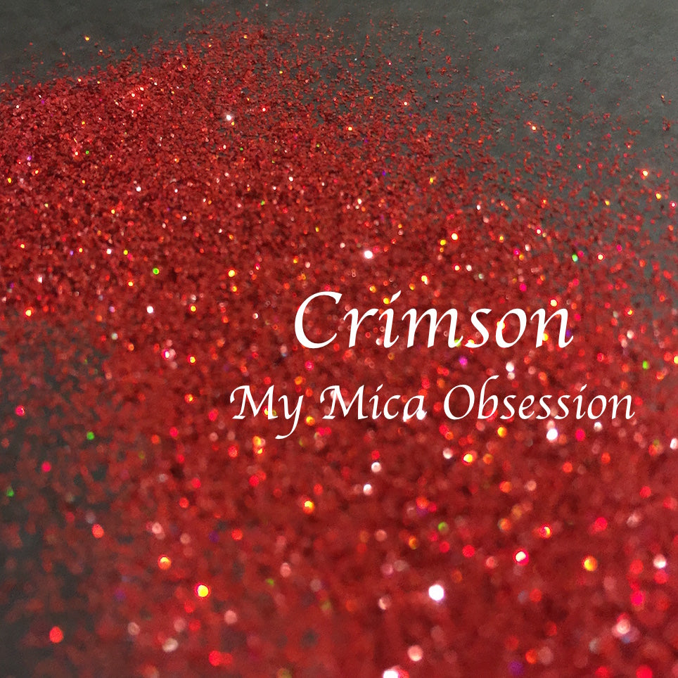 Crimson Glitter - Holographic Glitter MMO