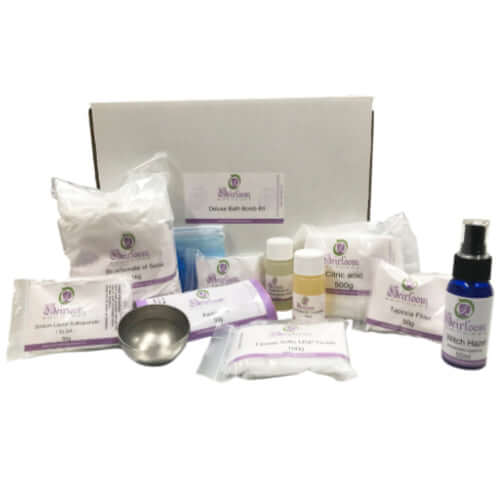 Deluxe Bath Bomb Kit allows you to learn to make amazing bath bombs