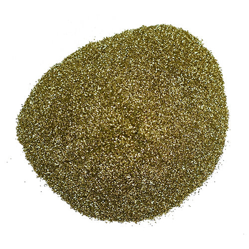 Biodegradable Glamorous Gold Glitter - Ultrafine on white background