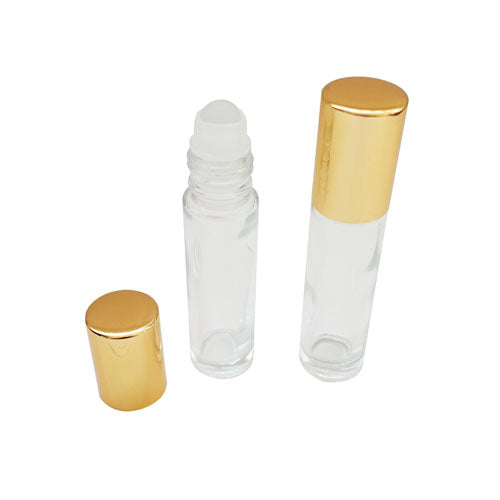 Lip Gloss Tube 10ml - Gold Cap