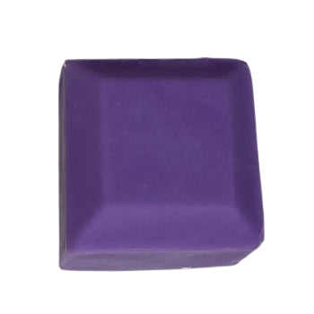 Magic Violet Mica used to colour a  Soap Cube purple