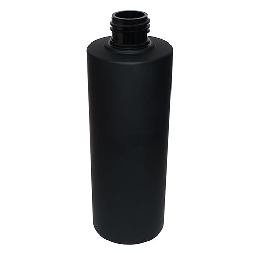 250ml Plastic Bottle - Matte Black