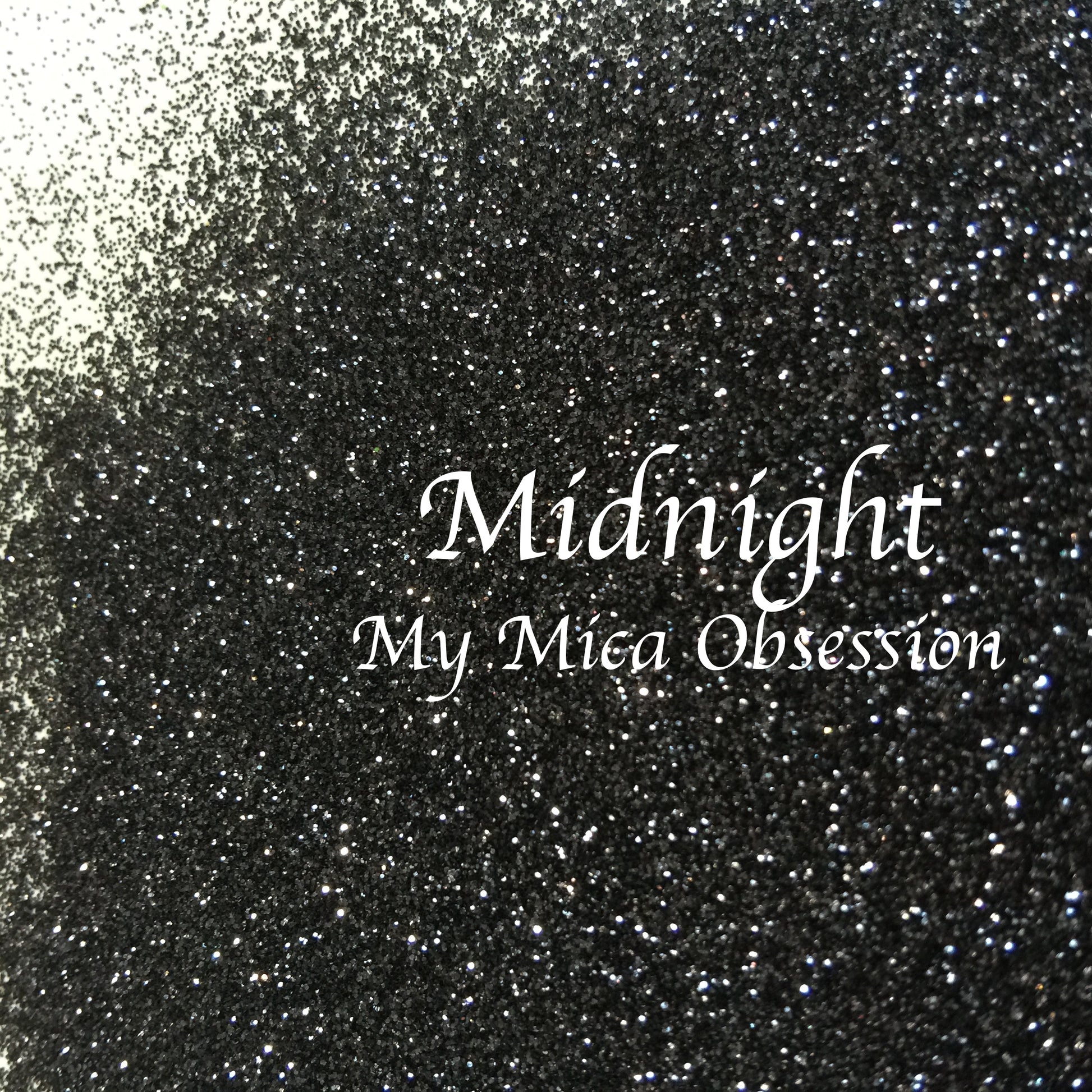 Black Midnight Glitter