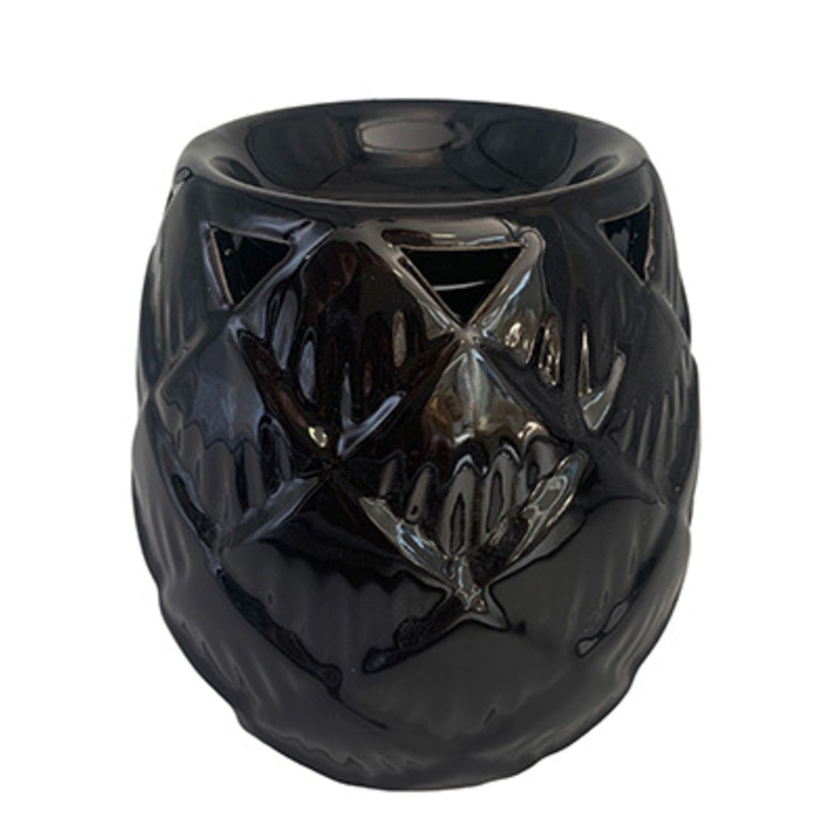 Black Diamond Pattern Oil Burner