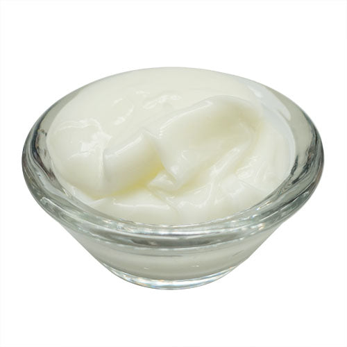 White, creamy Moisturising Hair Conditioner - Paraben Free  in a clear dish