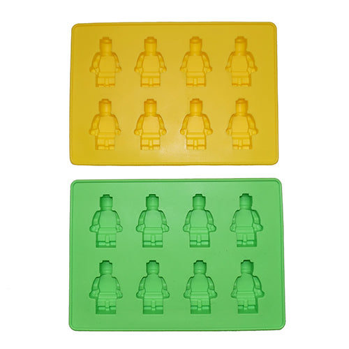 Toy Block People Silicon Mould - 8 Cavity