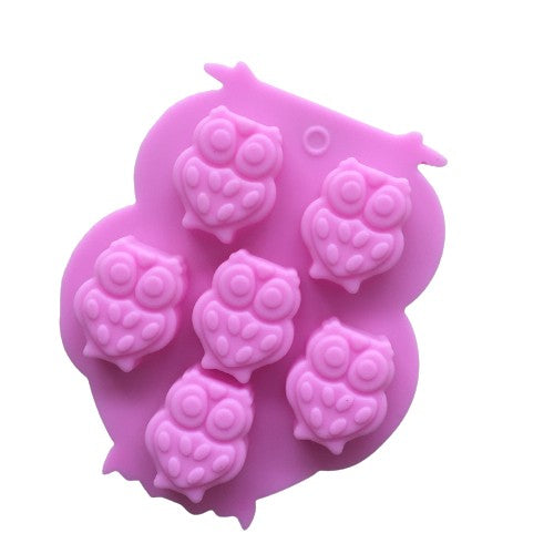 Owl Silicone Mould (6 Cavity)