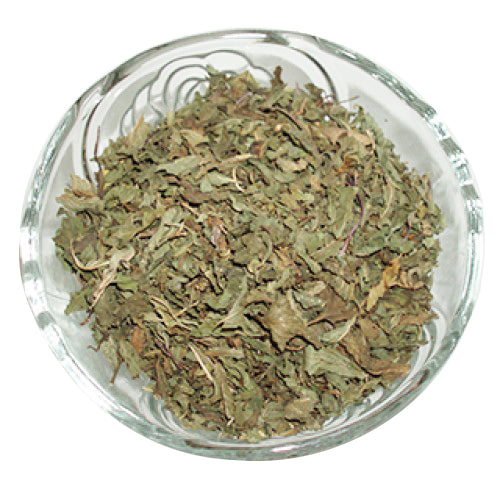 Peppermint Leaf dried in a bowl