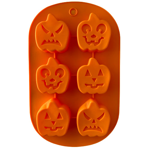 Pumpkin Heads Halloween Assorted (6 Cavity)