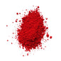 Red Colour Powder on white background