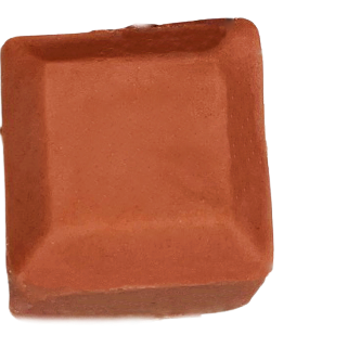 Red wine mica used to colour soap a redish brown colour