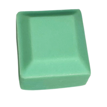 Green soap made with sea mist mica