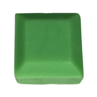 Shamrock shimmer coloured soap to show the green result 